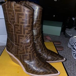 Fendi cowboy boots